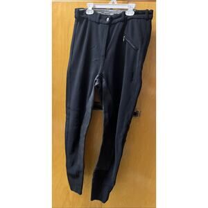 Tempi Equestrian Riding Pants Women Black Stretch Nylon Blend Horse